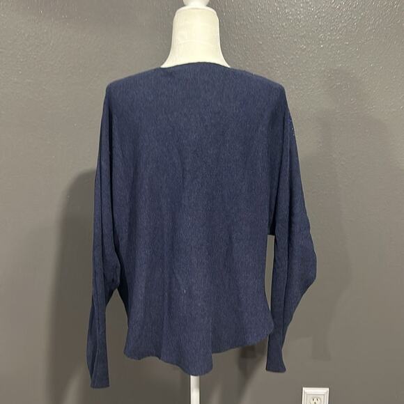 Vila Milano Oversized Sparkle Embellished Sweater L - Picture 2 of 5